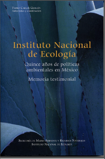 Portada de Instituto nacional de ecología